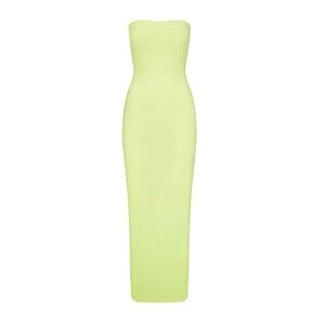 SKIMS NWT Fits Everybody Tube Dress Green Highlighter
